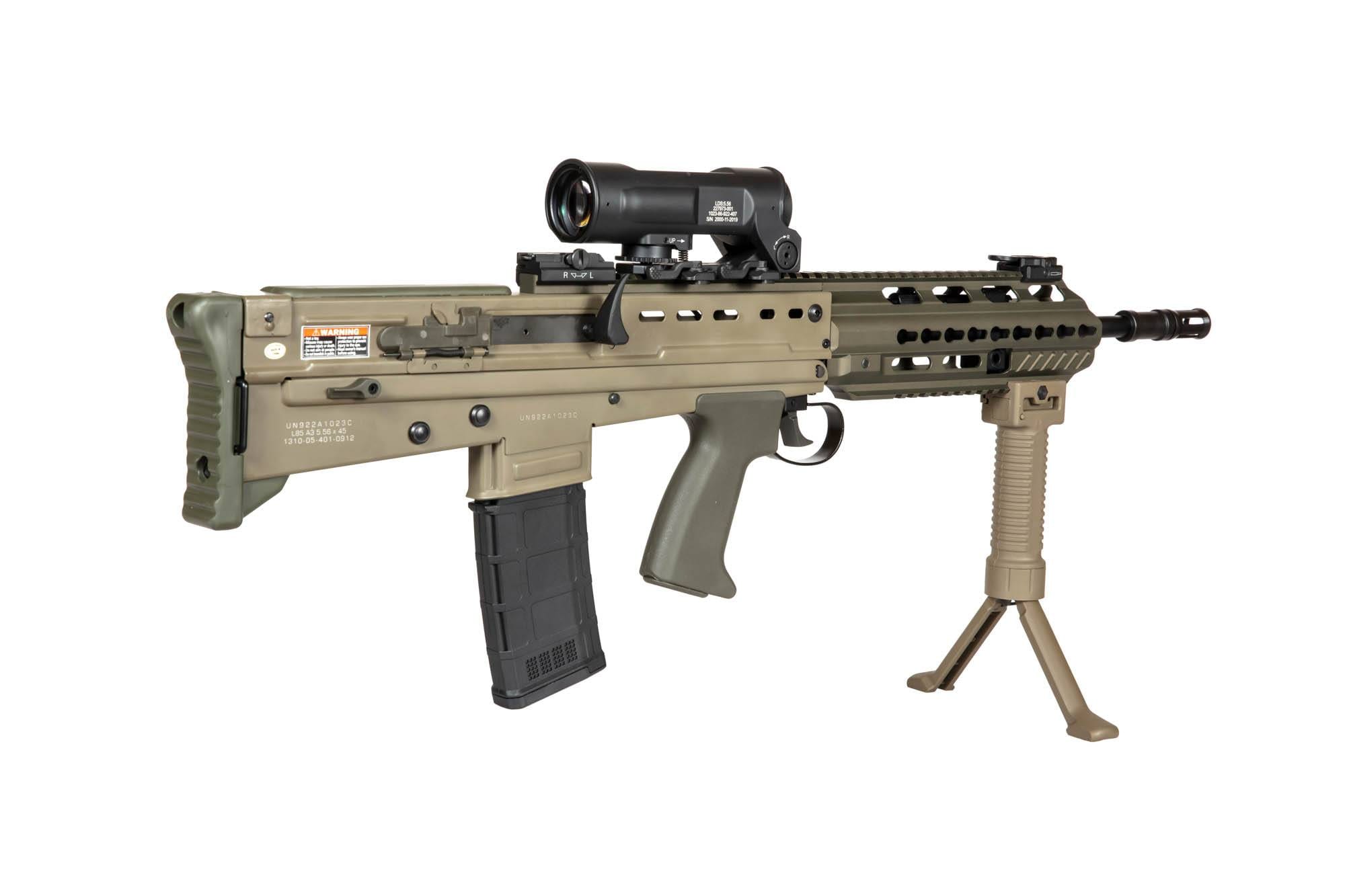 Штурмова гвинтівка AEG Ares L85-A3 Deluxe - Dark Earth