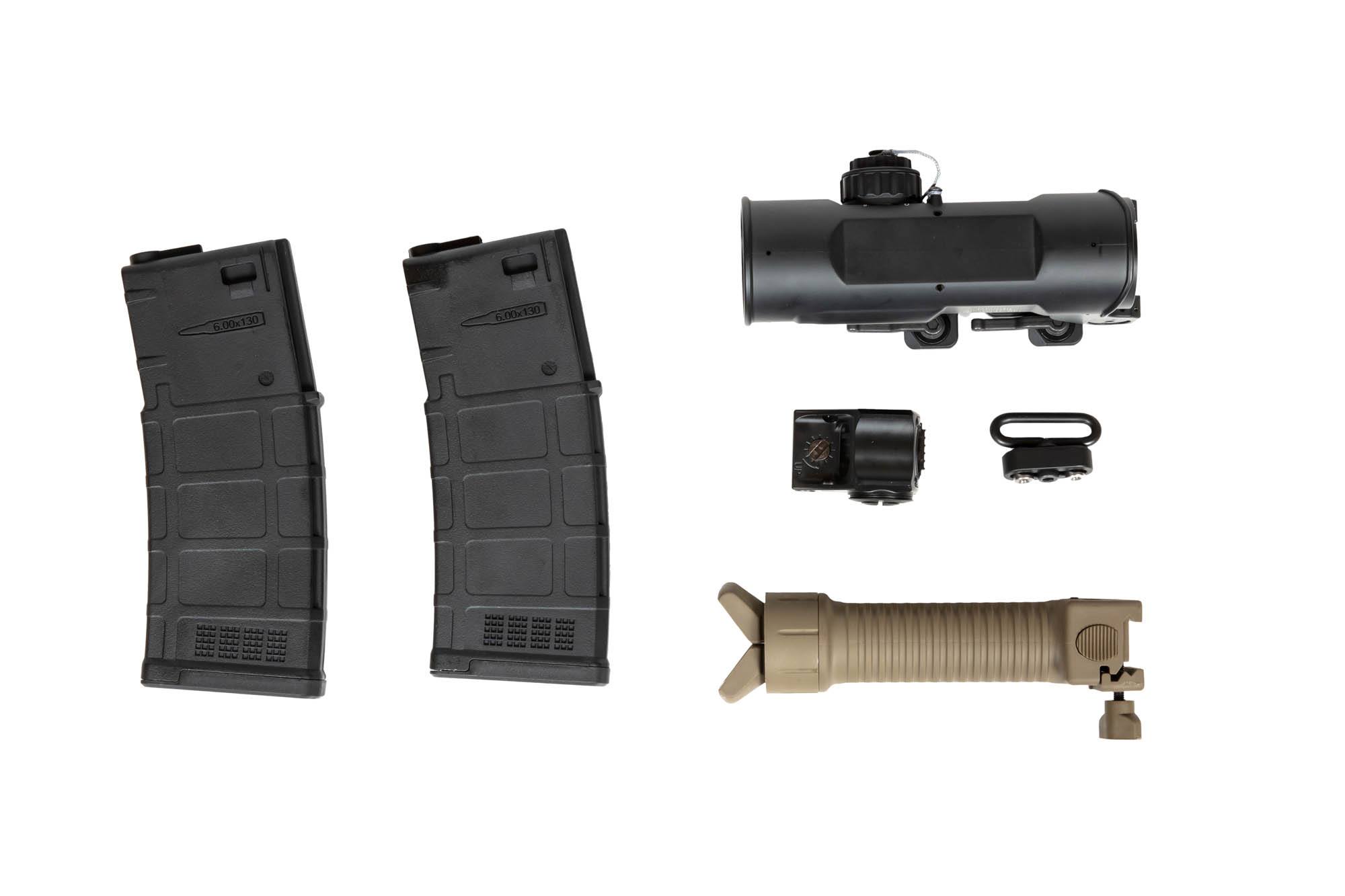 Штурмова гвинтівка AEG Ares L85-A3 Deluxe - Dark Earth