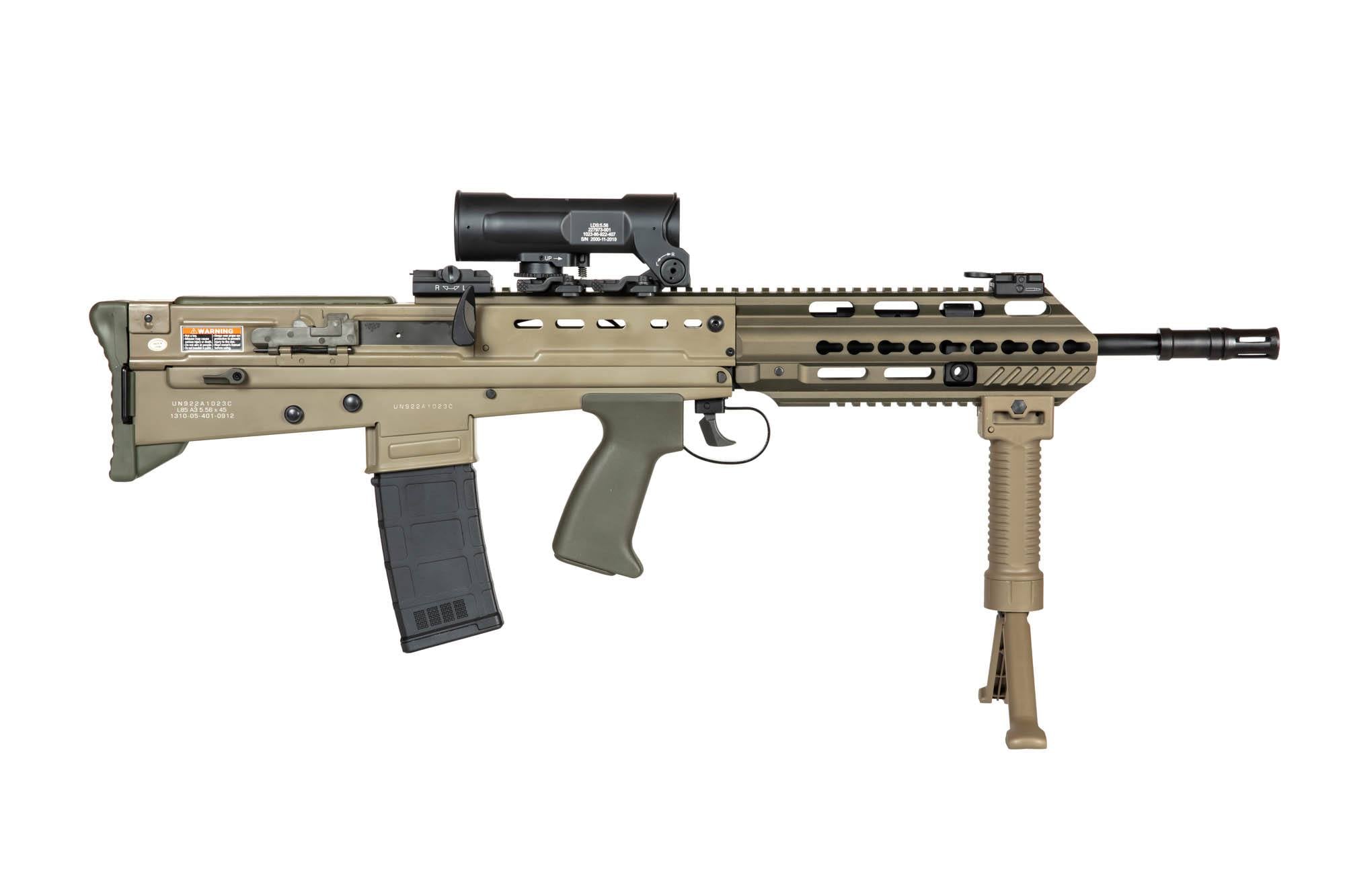 Штурмова гвинтівка AEG Ares L85-A3 Deluxe - Dark Earth
