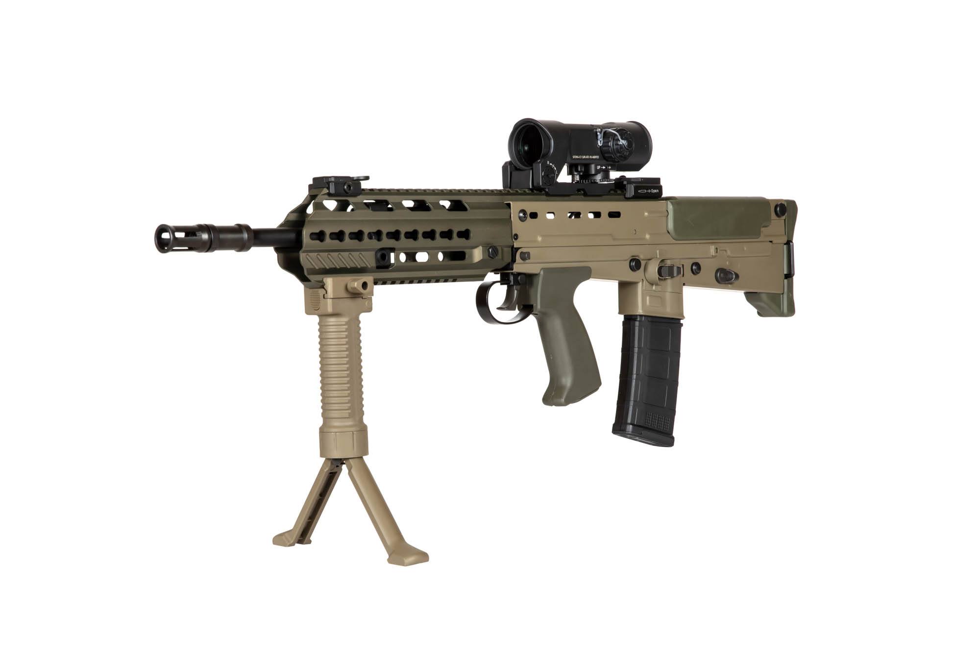 Штурмова гвинтівка AEG Ares L85-A3 Deluxe - Dark Earth