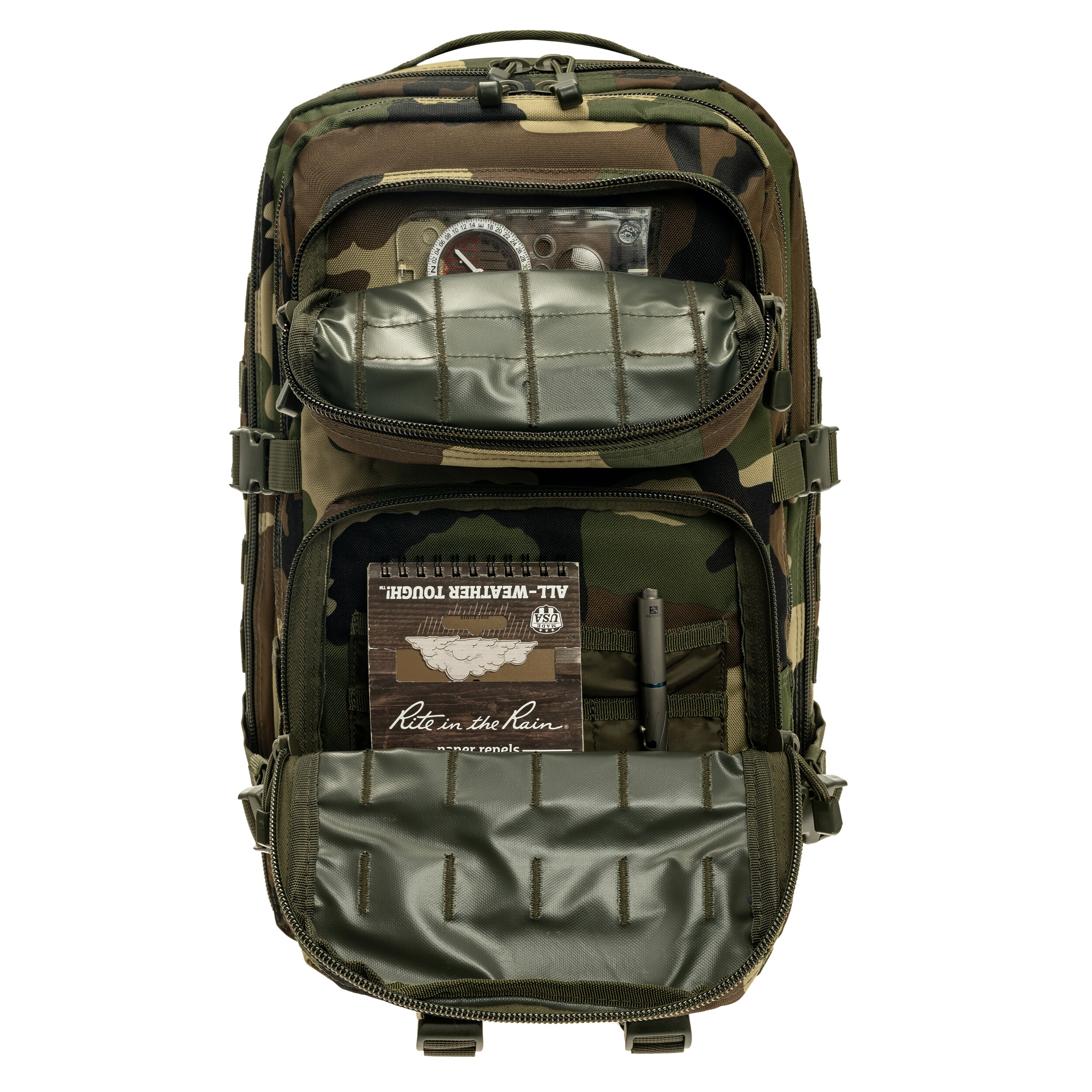 Plecak Mil-Tec Assault Pack Large 36 l - Woodland