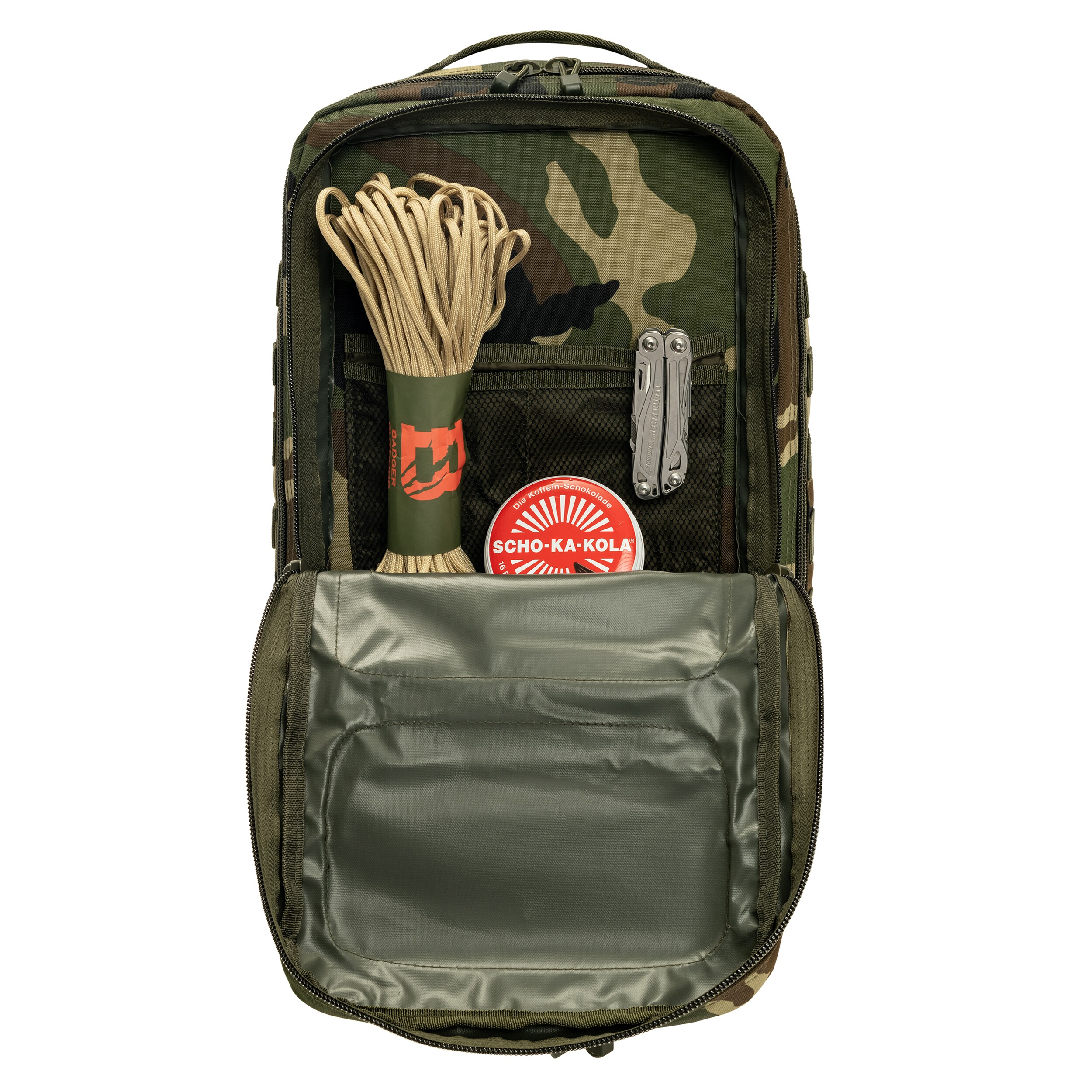 Plecak Mil-Tec Assault Pack Large 36 l - Woodland
