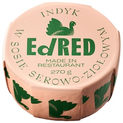 Żywność konserwowana Ed Red - indyk w sosie serowo-ziołowym 270 g