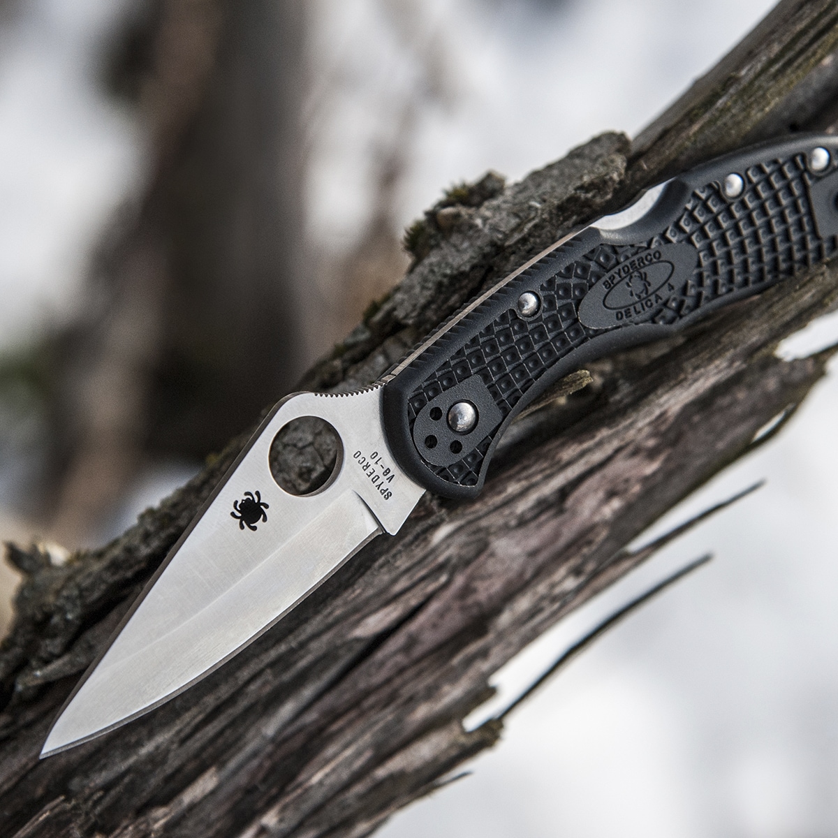 Nóż składany Spyderco Delica 4 Plain VG-10