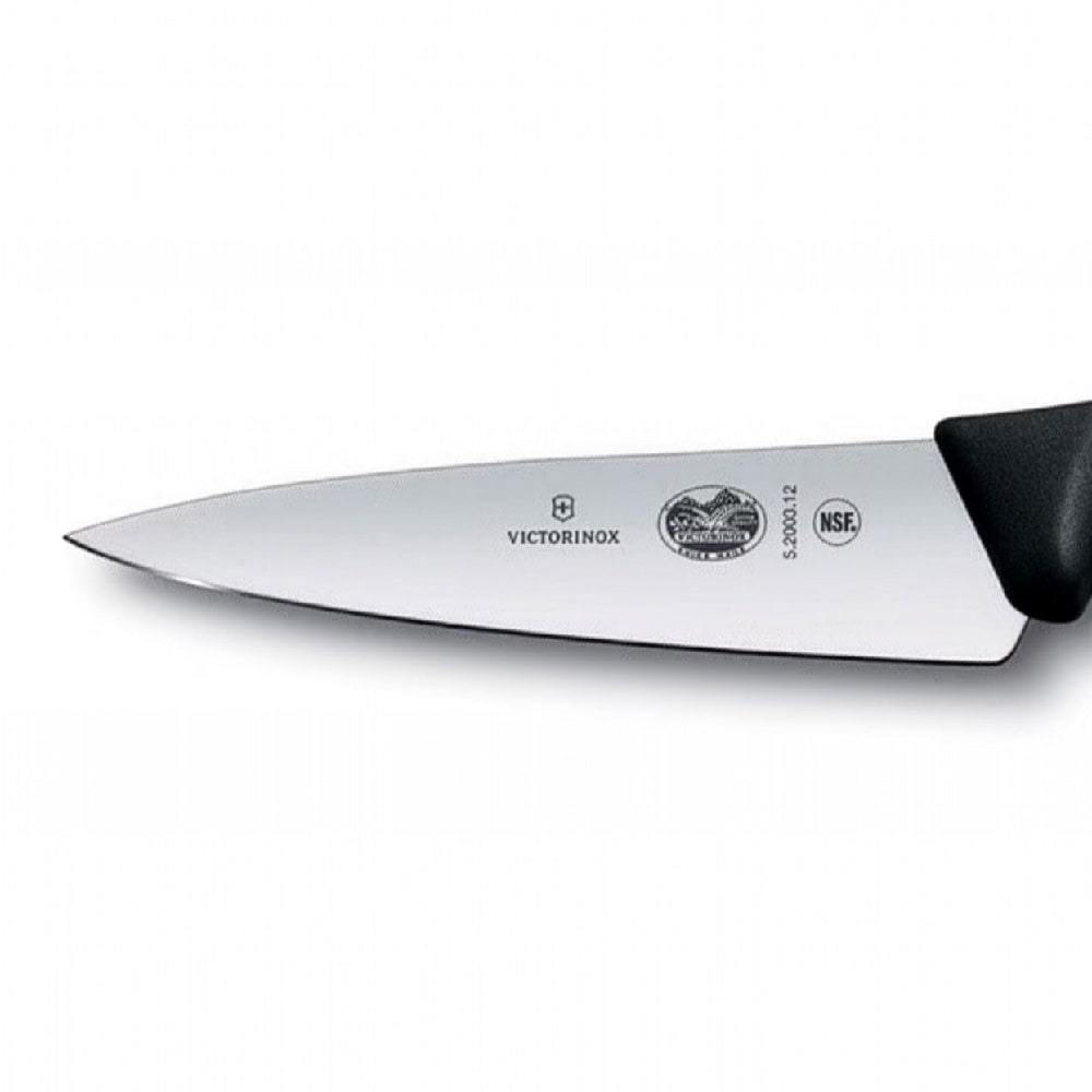 Nóż kuchenny Victorinox Black - szerokie ostrze 12 cm