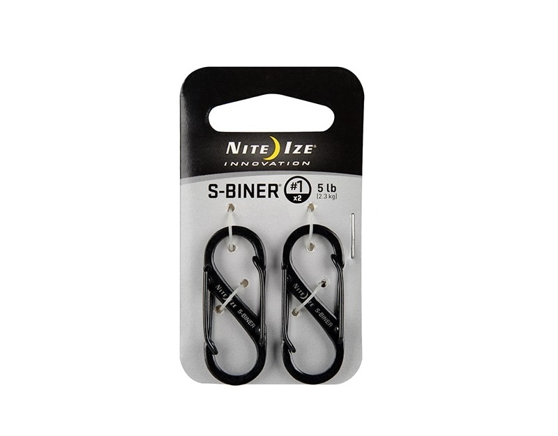 Karabińczyk Nite Ize S-Biner 1 2Pack Black