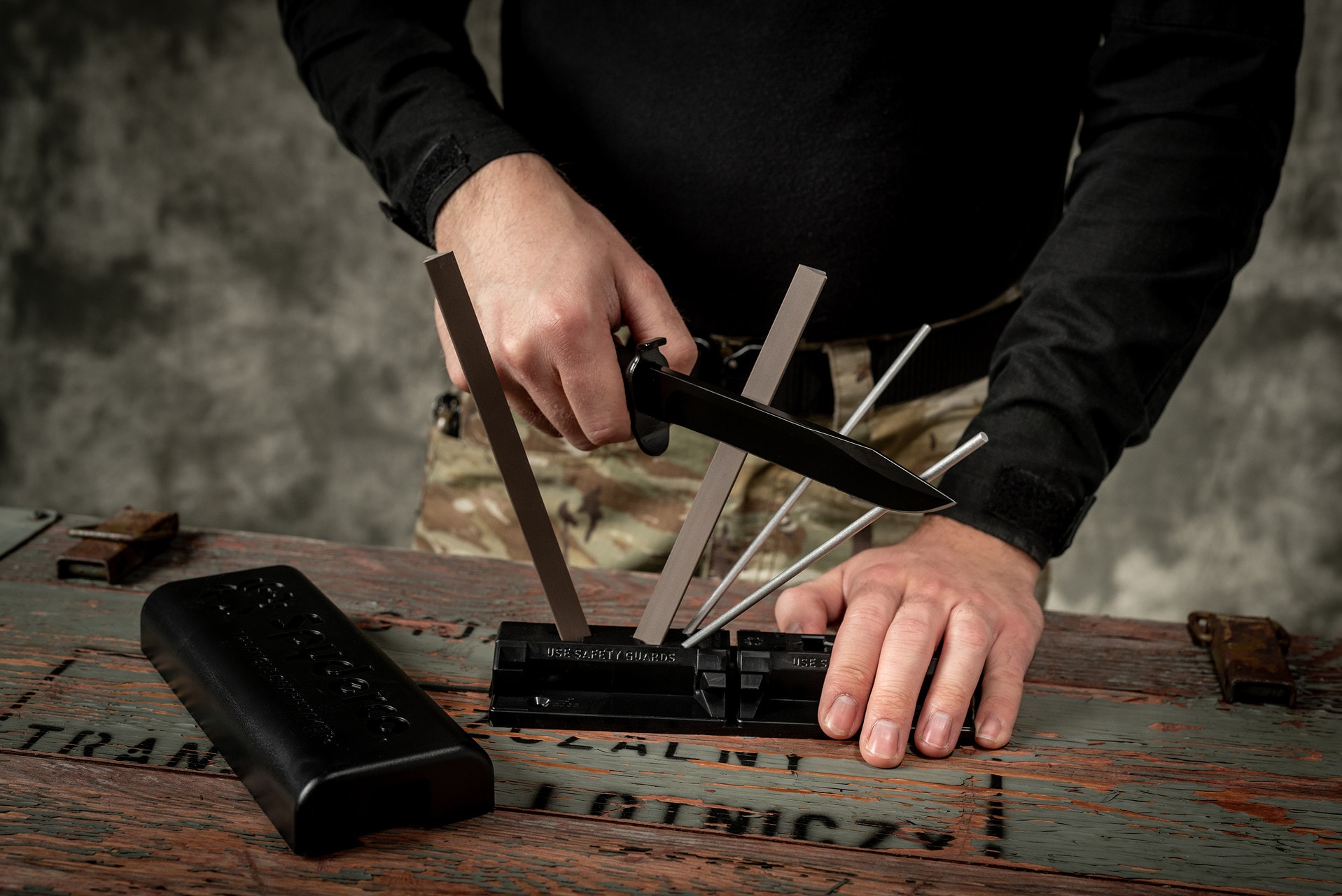 Ostrzałka Spyderco Triangle - zestaw