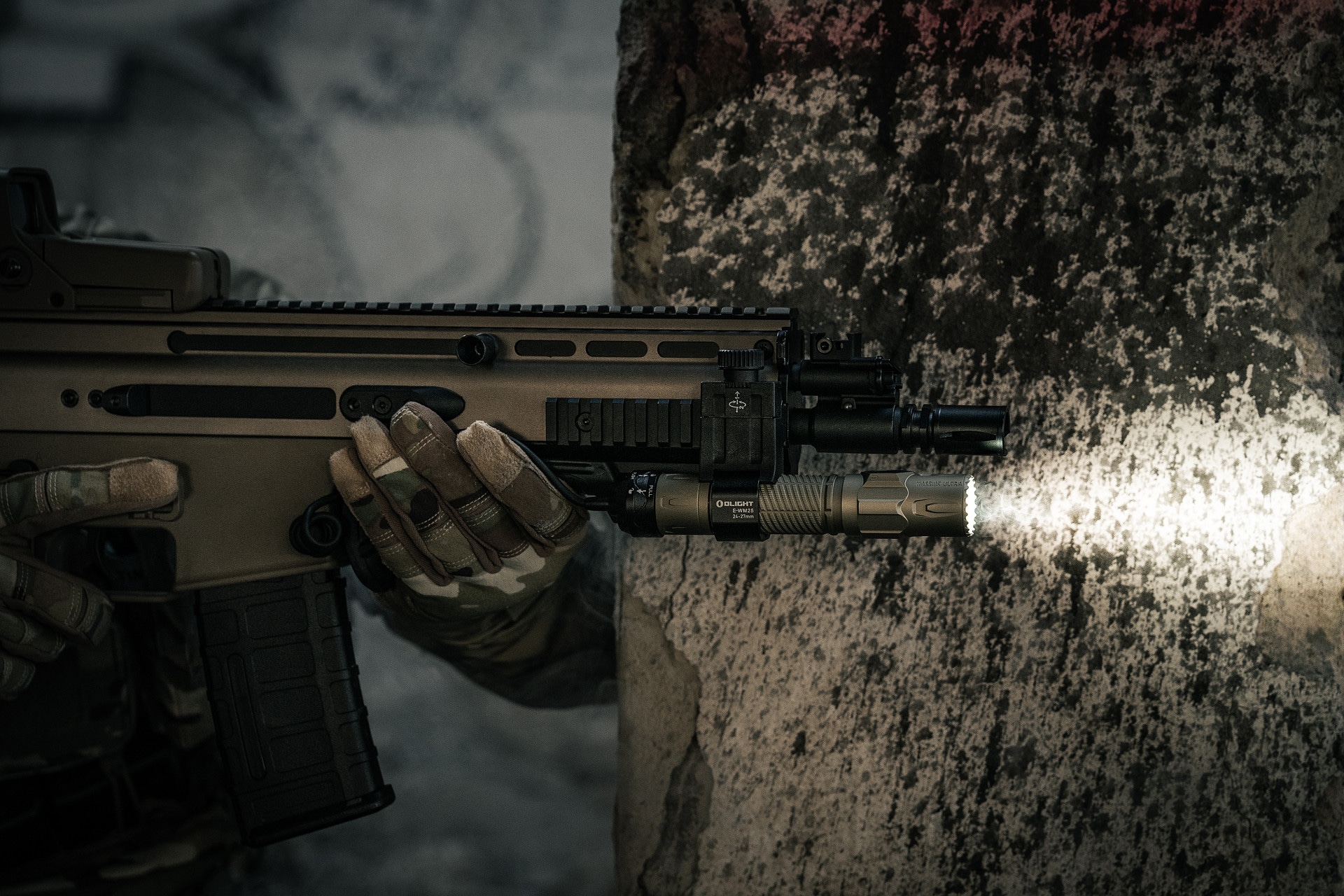 Karabinek szturmowy AEG Boyi/Dboys SC-01 - Desert Tan