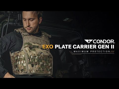 Kamizelka taktyczna Condor Exo Gen II Plate Carrier - Coyote Brown