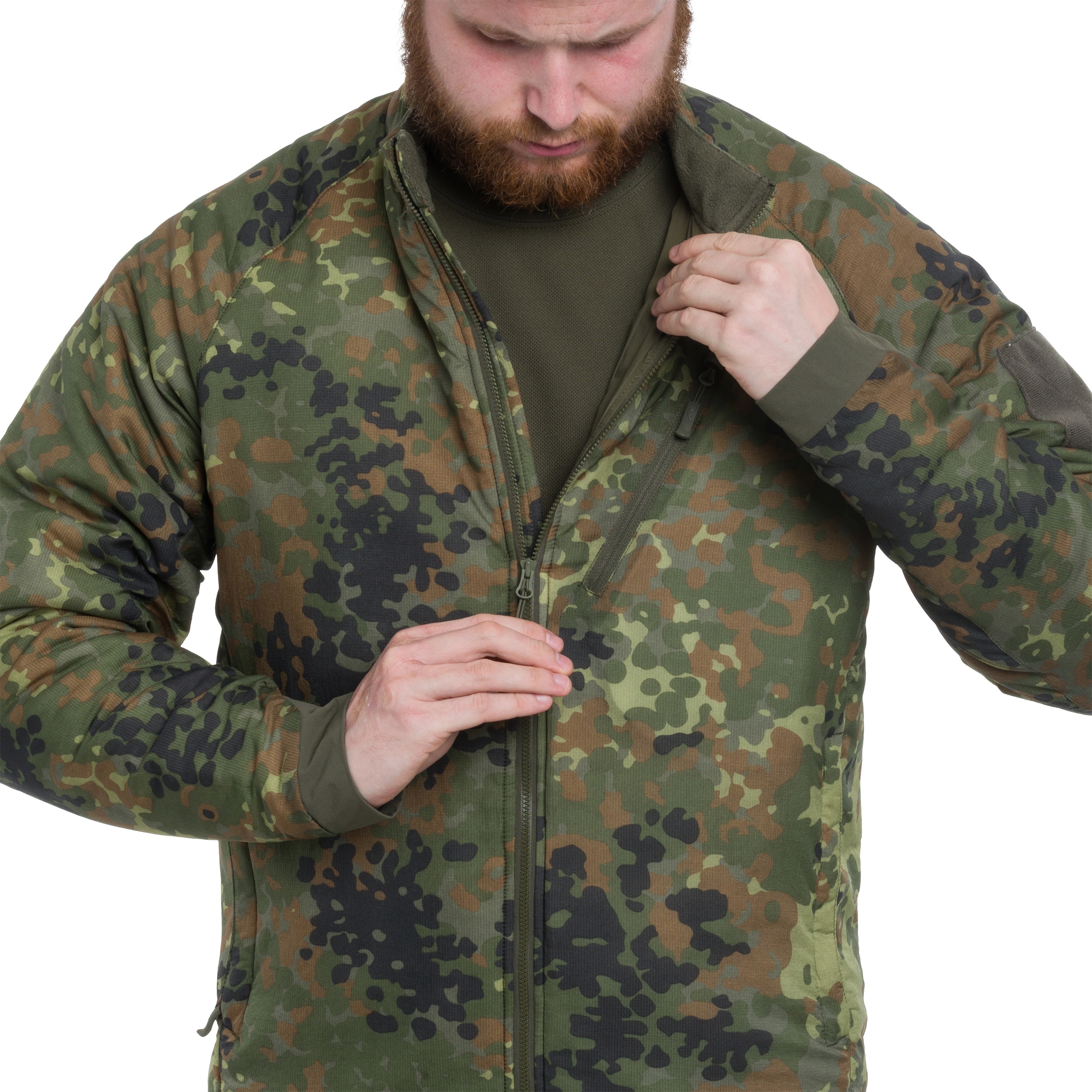 Куртка Helikon-Tex Wolfhound Climashield Apex - Flecktarn