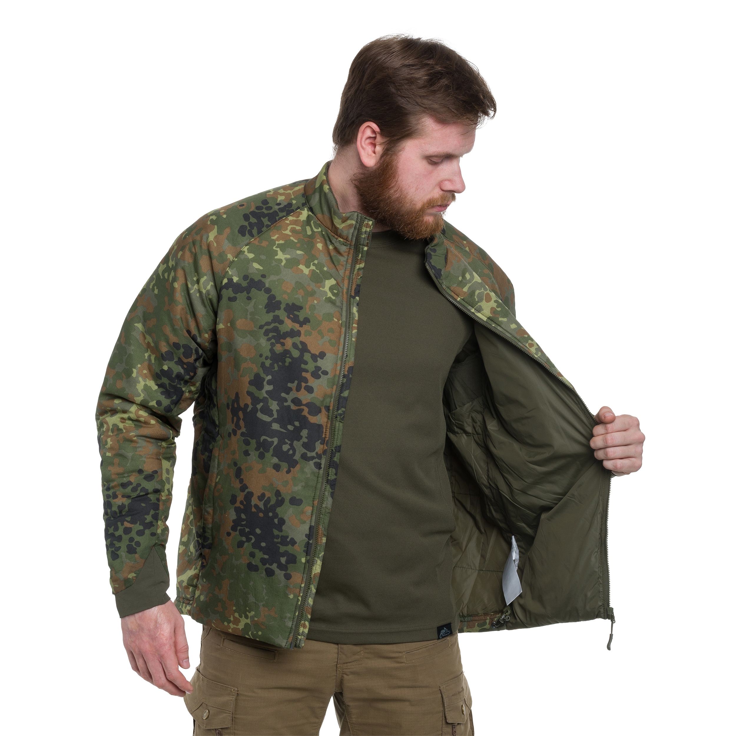 Куртка Helikon-Tex Wolfhound Climashield Apex - Flecktarn