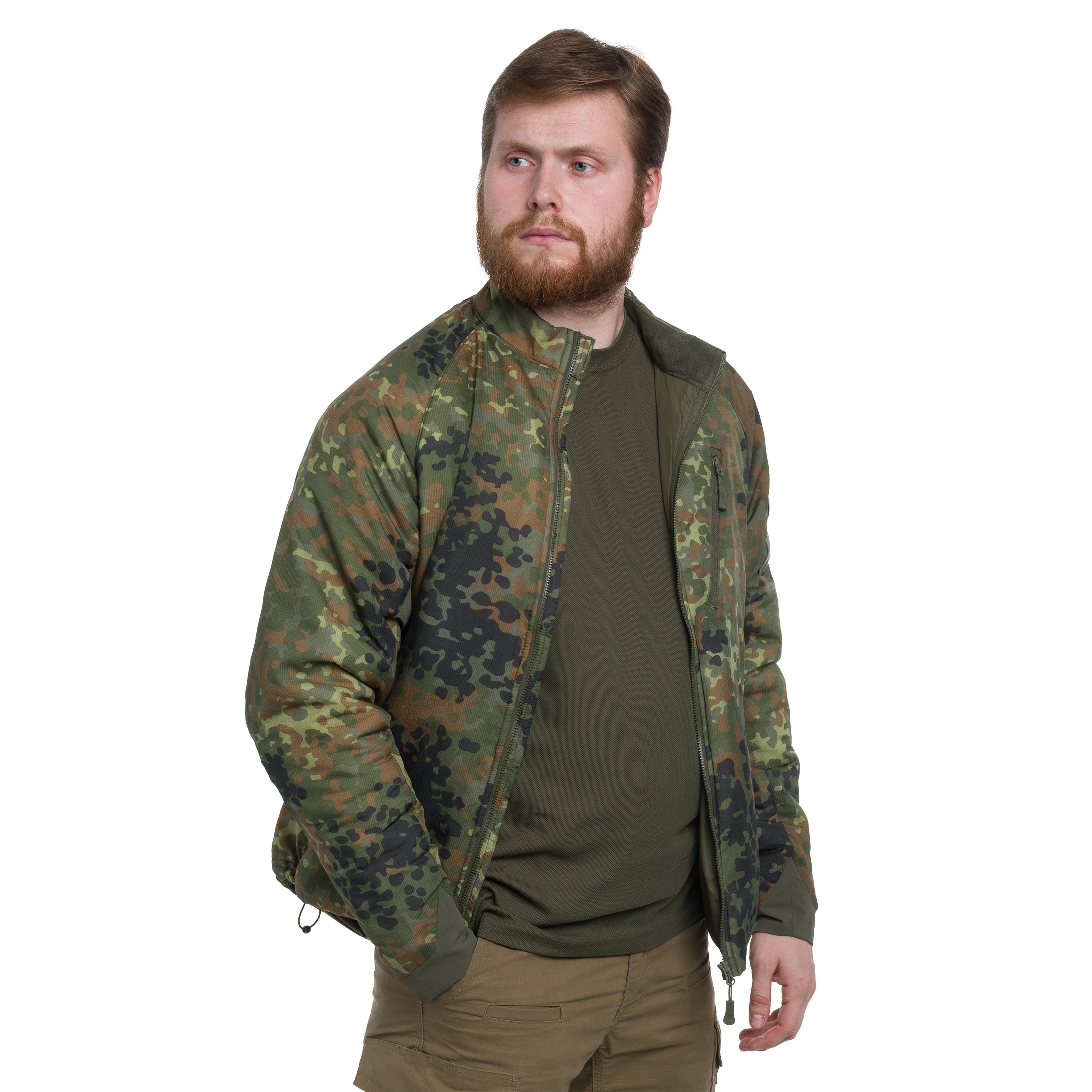 Куртка Helikon-Tex Wolfhound Climashield Apex - Flecktarn