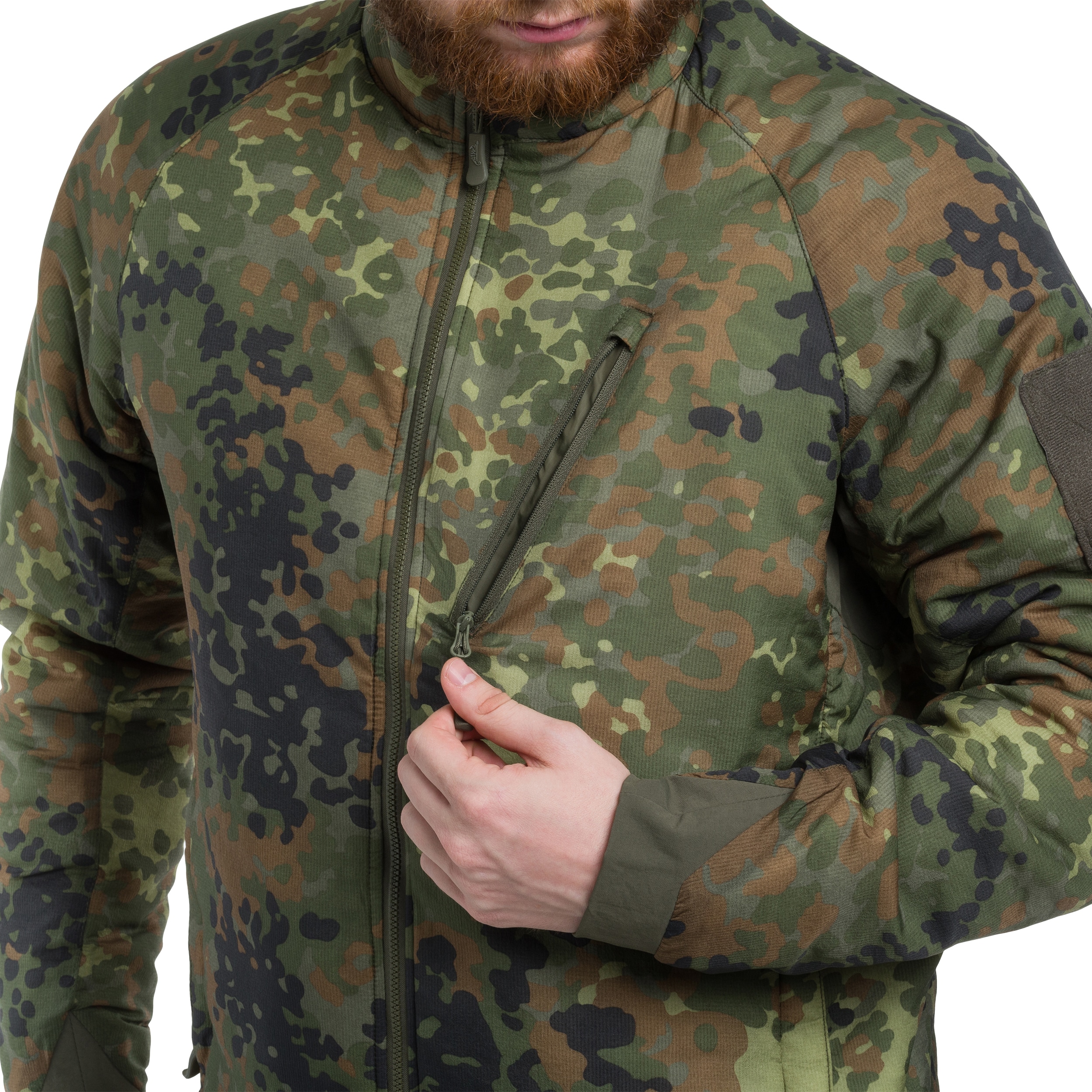 Куртка Helikon-Tex Wolfhound Climashield Apex - Flecktarn