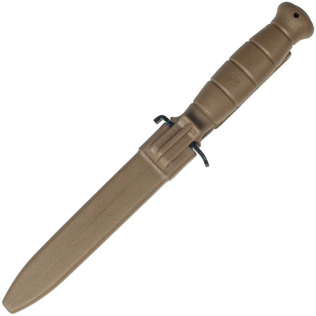 Військовий ніж з пилкою Glock FM81 Flat Dark Earth
