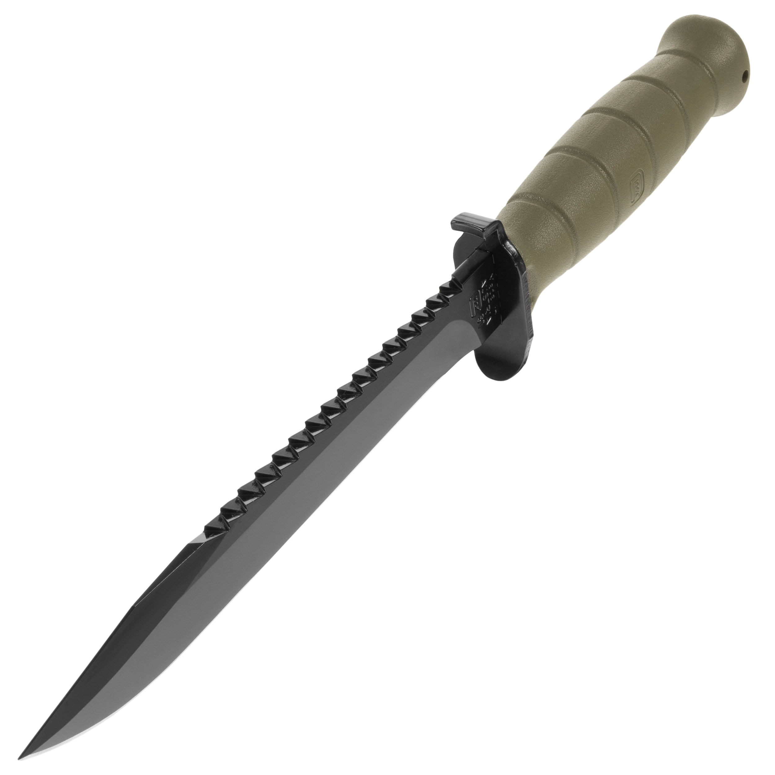 Nóż wojskowy Glock FM81 Battle Field Green z piłą