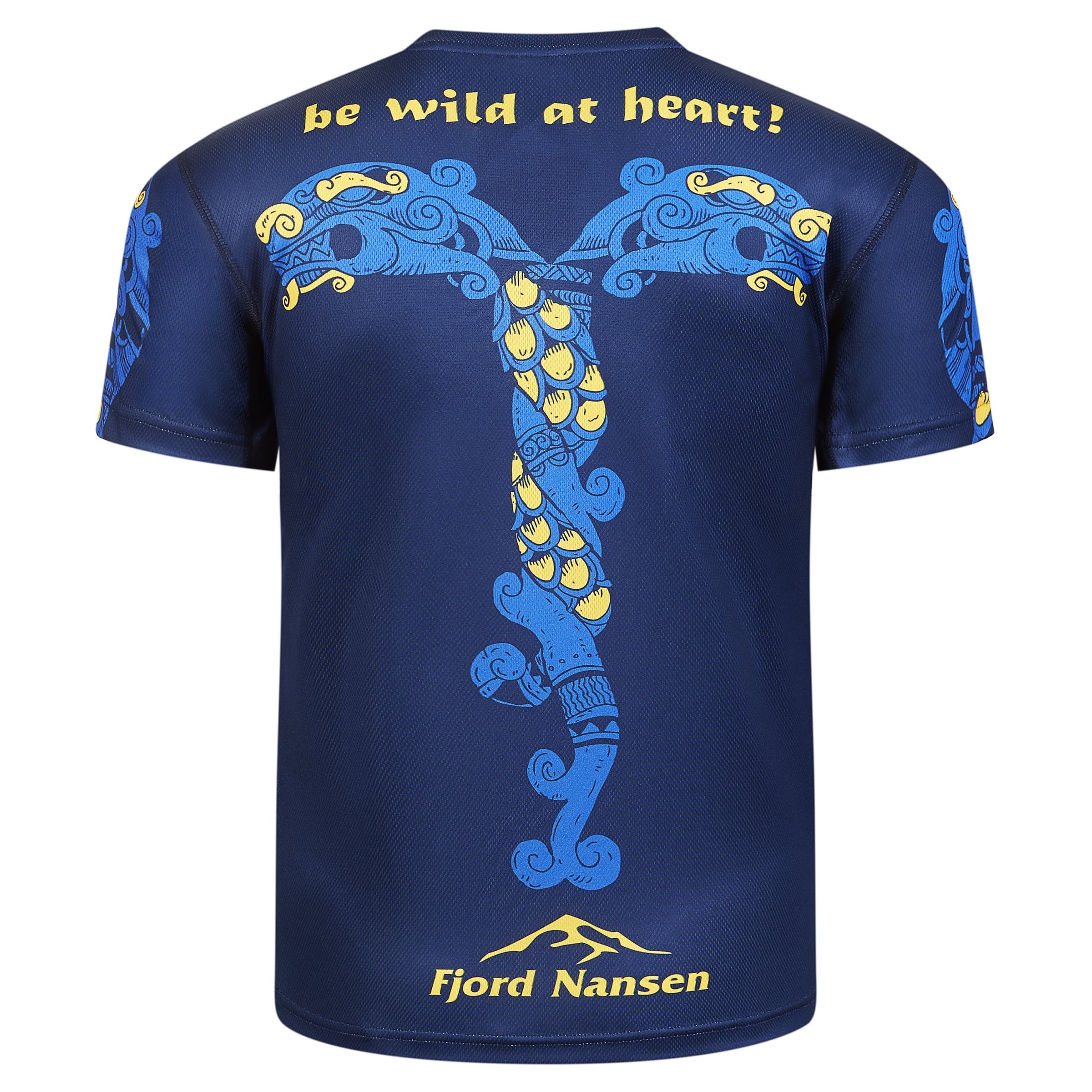 Термоактивна футболка Fjord Nansen Vill Viking Sport Short Sleeve - Blue