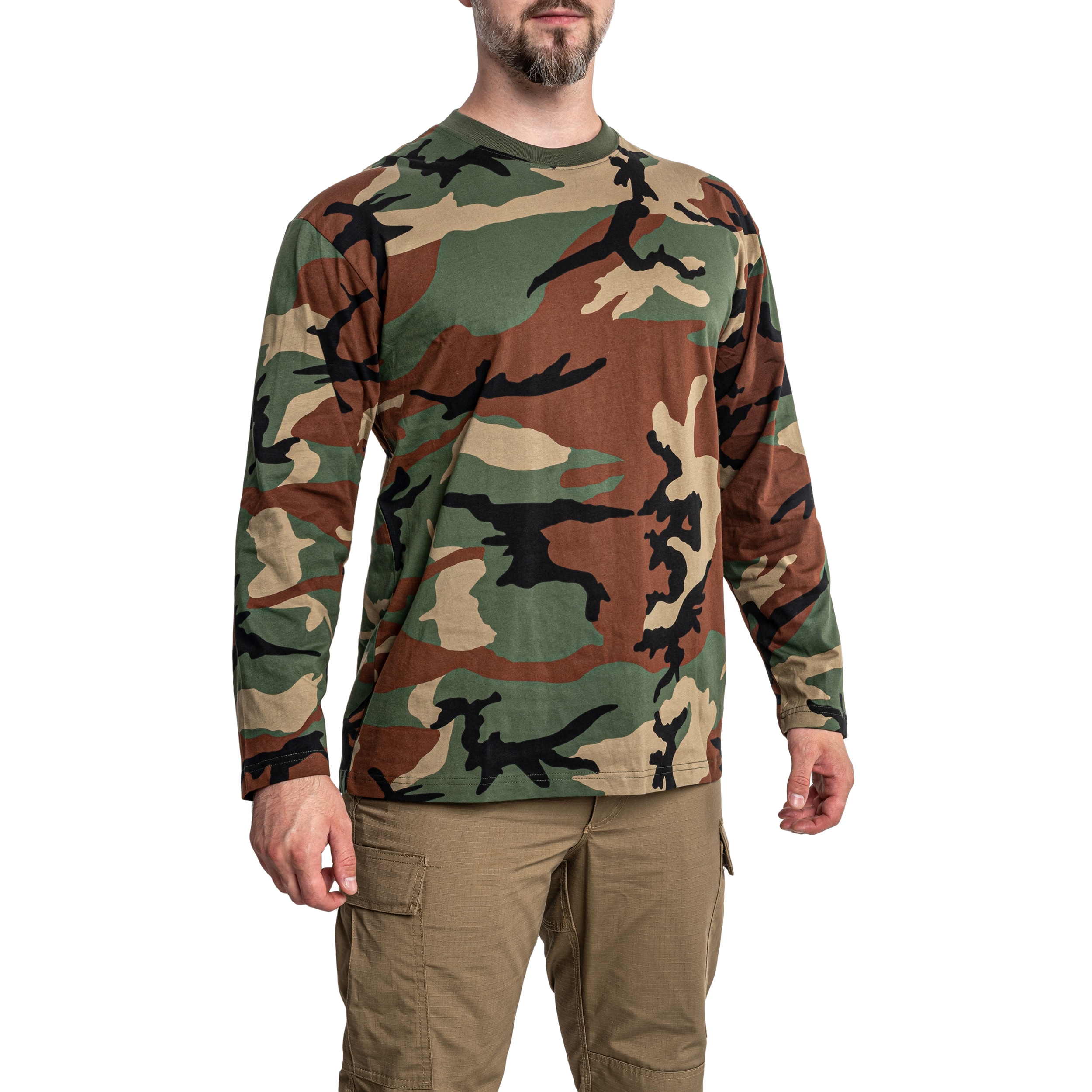 Koszulka MFH Longsleeve - Woodland