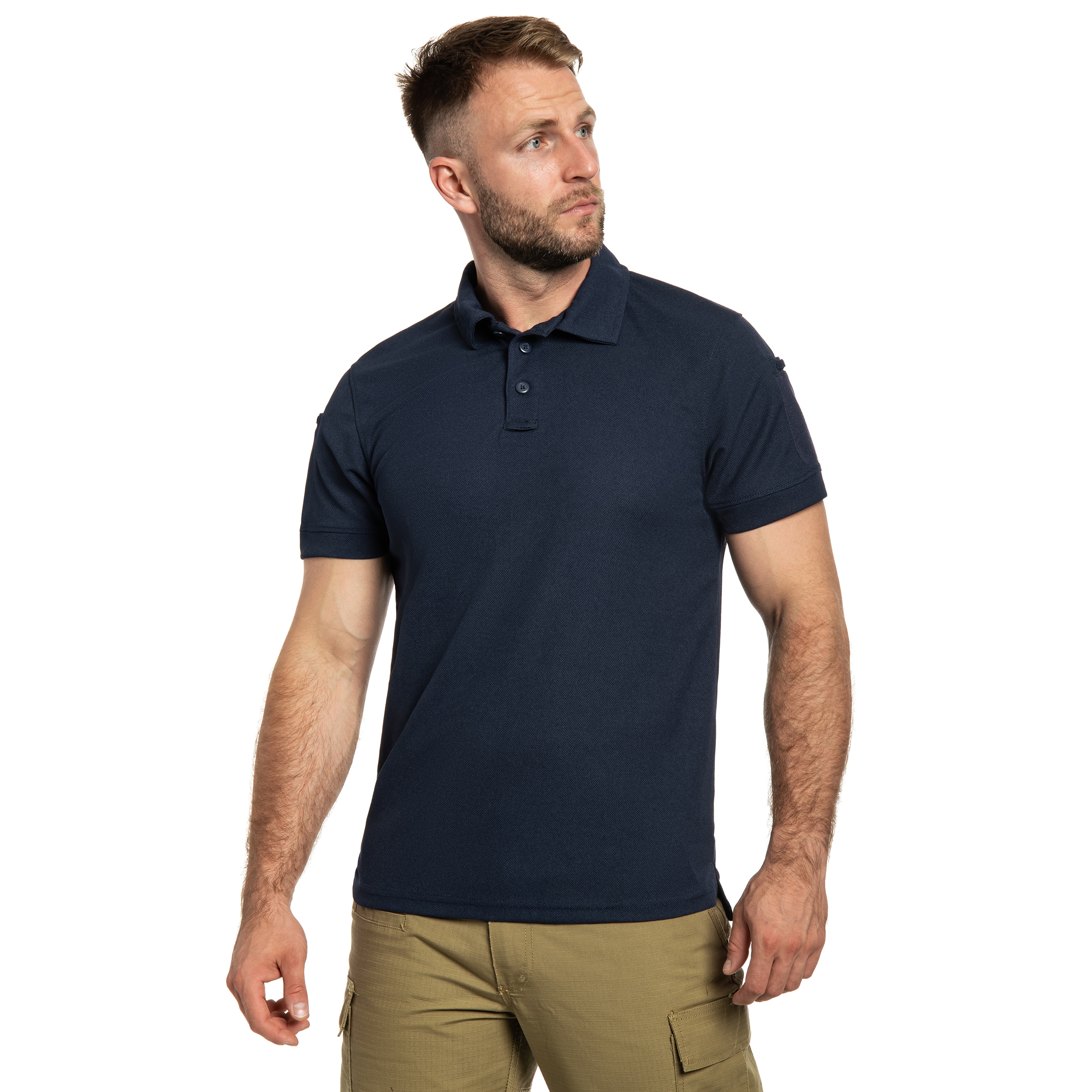 Футболка поло Mil-Tec Tactical Quickdry - Dark Blue