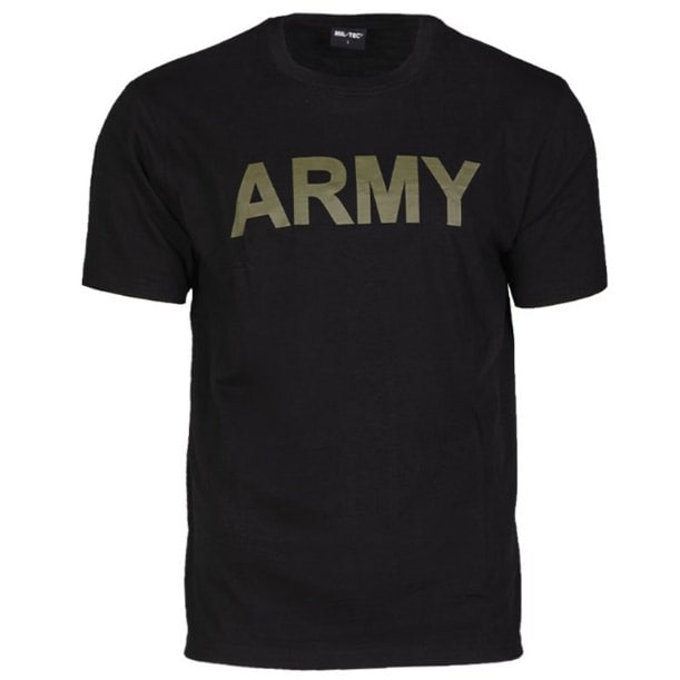 Армійська футболка Mil-Tec чорна