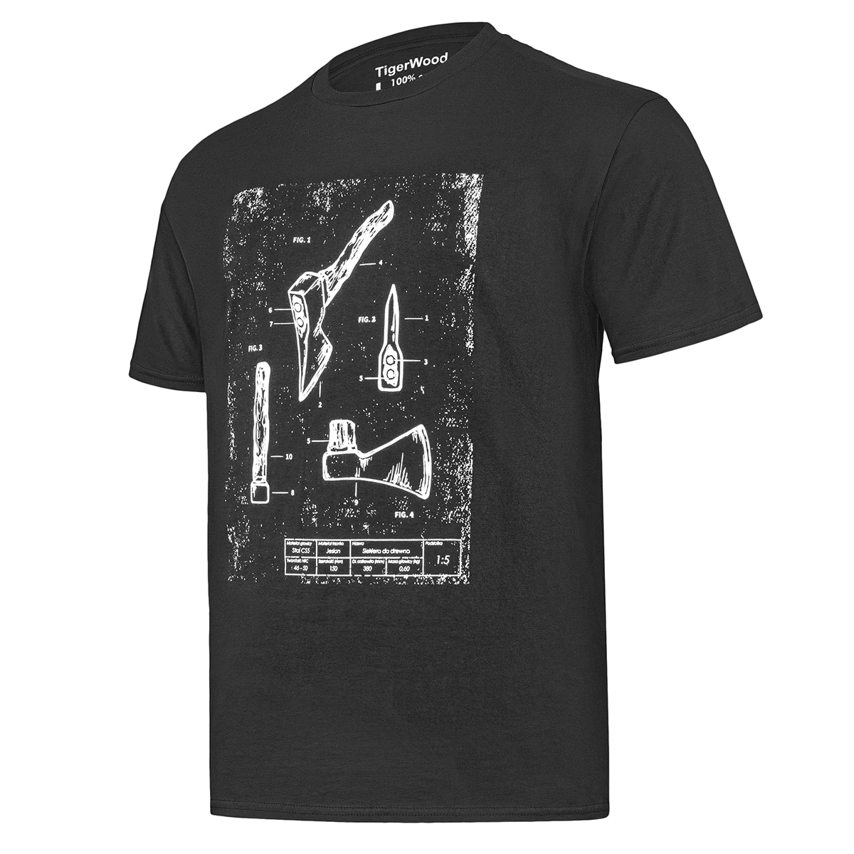 Koszulka T-Shirt TigerWood Tech Axe - Czarna