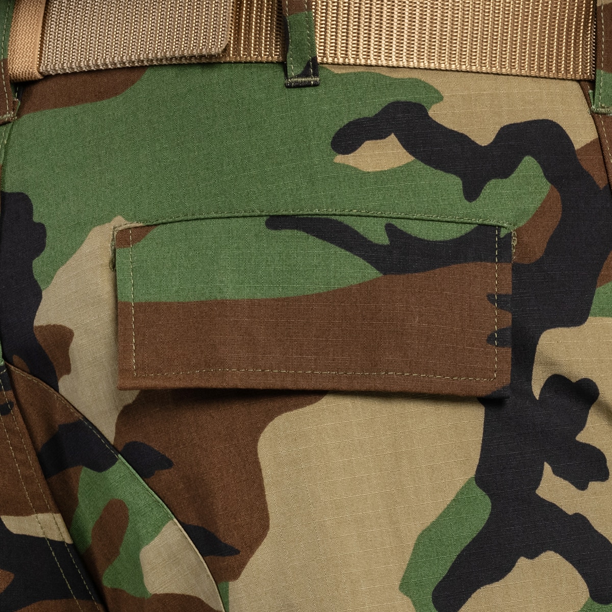 Szorty Helikon-Tex BDU PoliCotton Ripstop - US Woodland