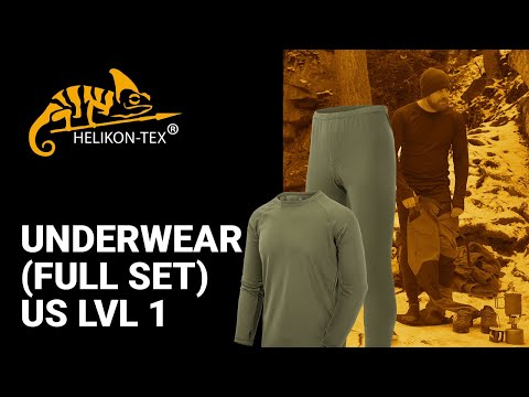 Чоловічі термолегінси Helikon US LVL 1 - Black