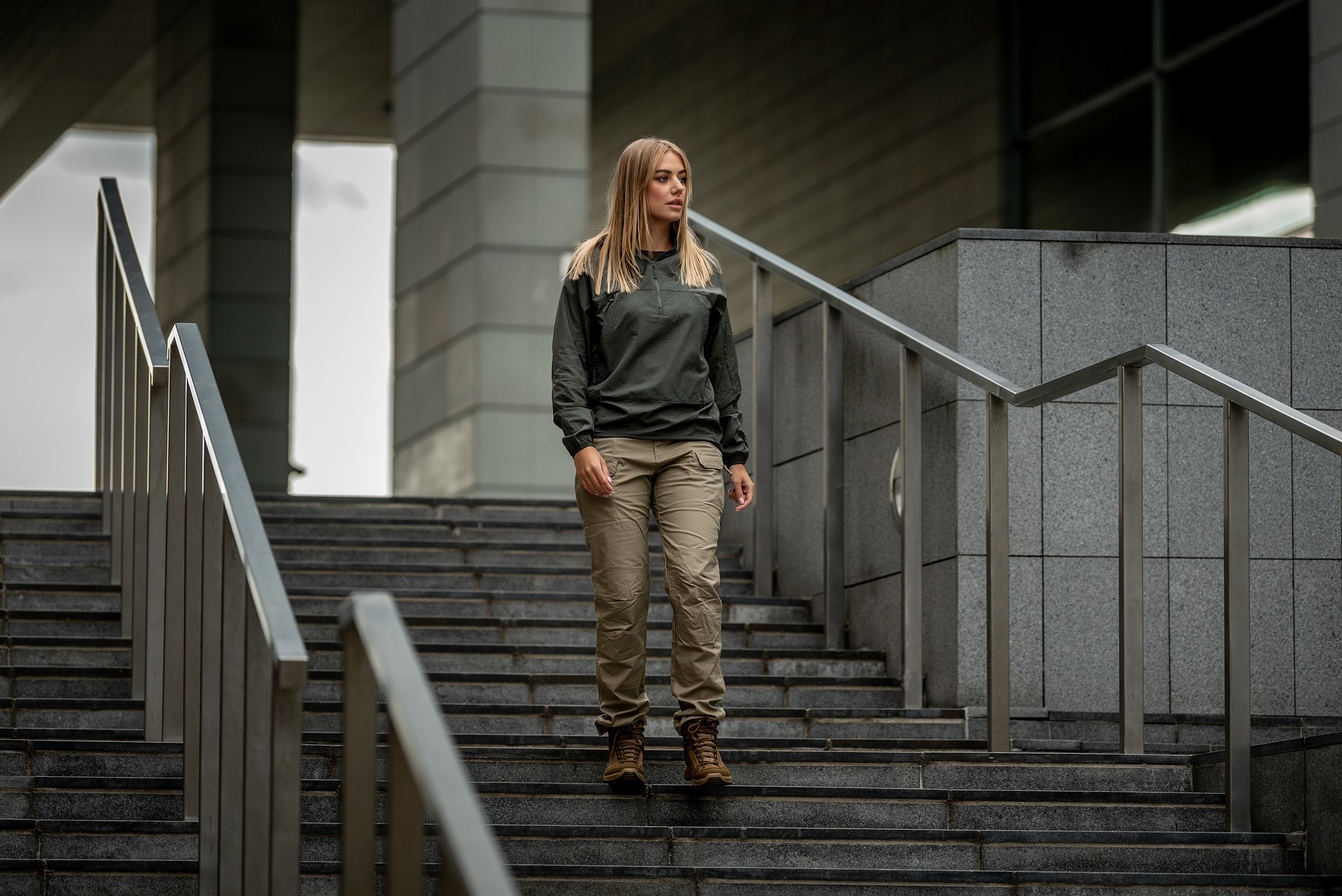 Жіночі штани Helikon Women's UTP Resized PolyCotton Rip-Stop - Khaki
