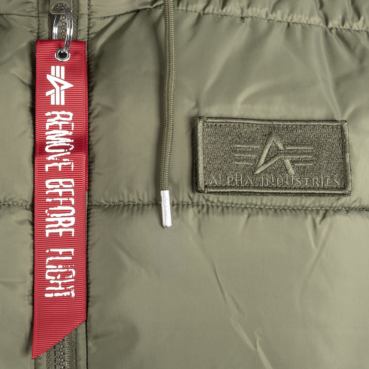 Bezrękawnik Alpha Industries Hooded Puffer Vest FD - Sage Green