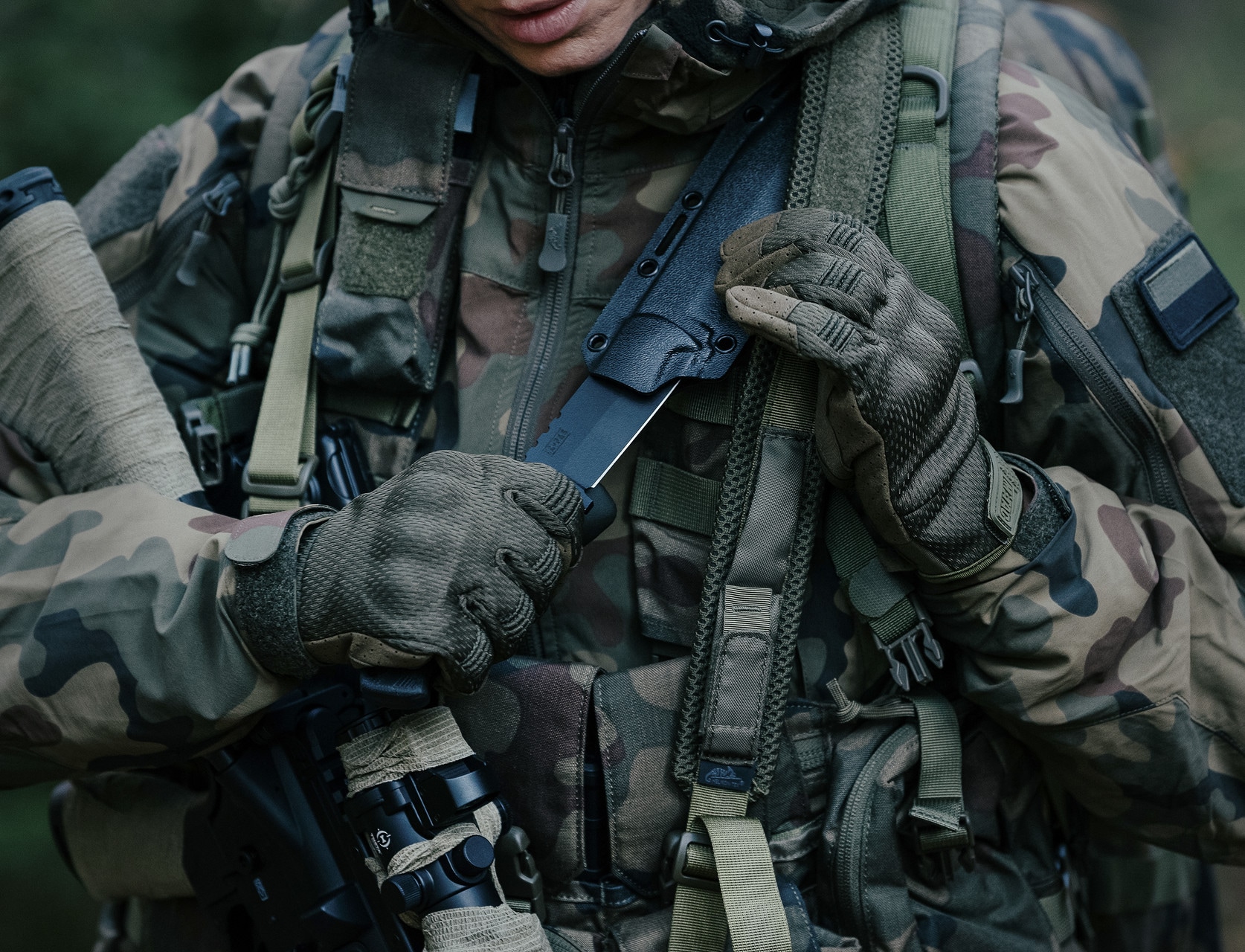 Rękawice taktyczne M-Tac A30 - Olive