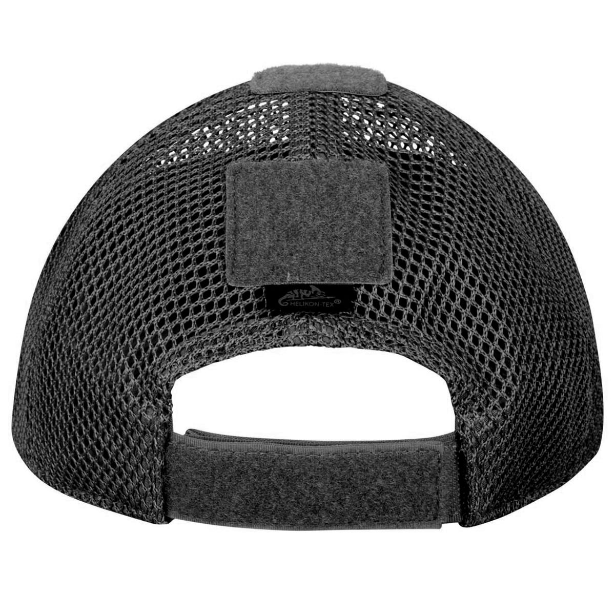 Czapka z daszkiem plus velcro Helikon-Tex Mesh - Black
