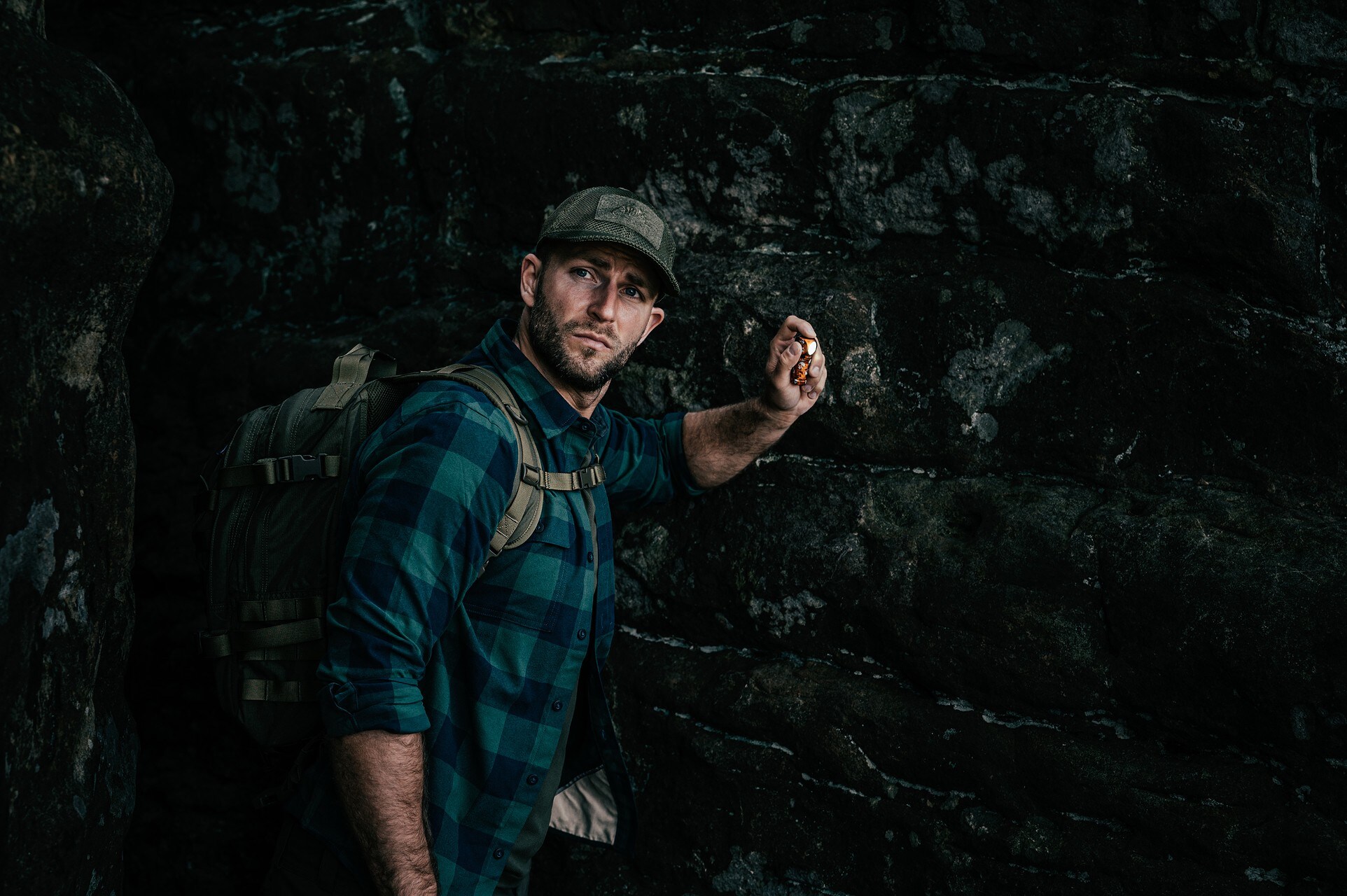 Czapka z daszkiem plus velcro Helikon-Tex Mesh - Olive Green