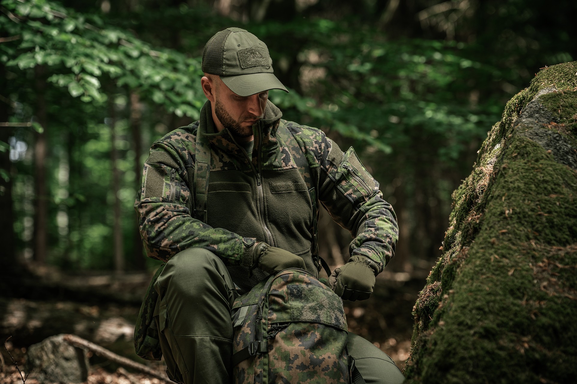 Czapka z daszkiem Helikon-Tex Baseball Vent - Olive Green