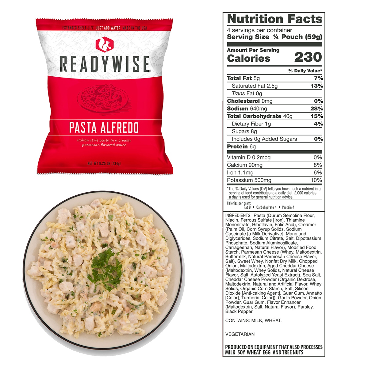Żywność liofilizowana ReadyWise pakiet żywnościowy - 120 porcji obiadowych
