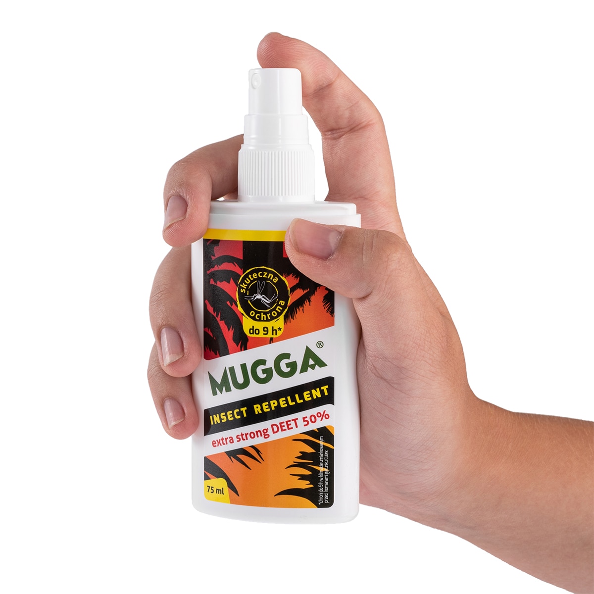 Repelent na owady Mugga Extra Strong spray 50% DEET 75 ml
