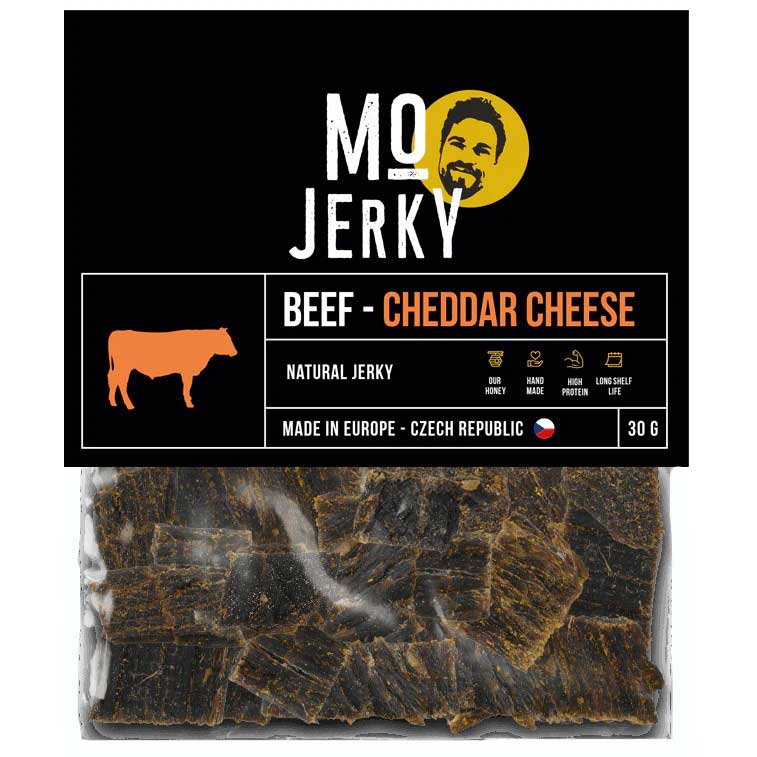В'ялена яловичина MO Jerky Beef Cheddar Cheese 30 г