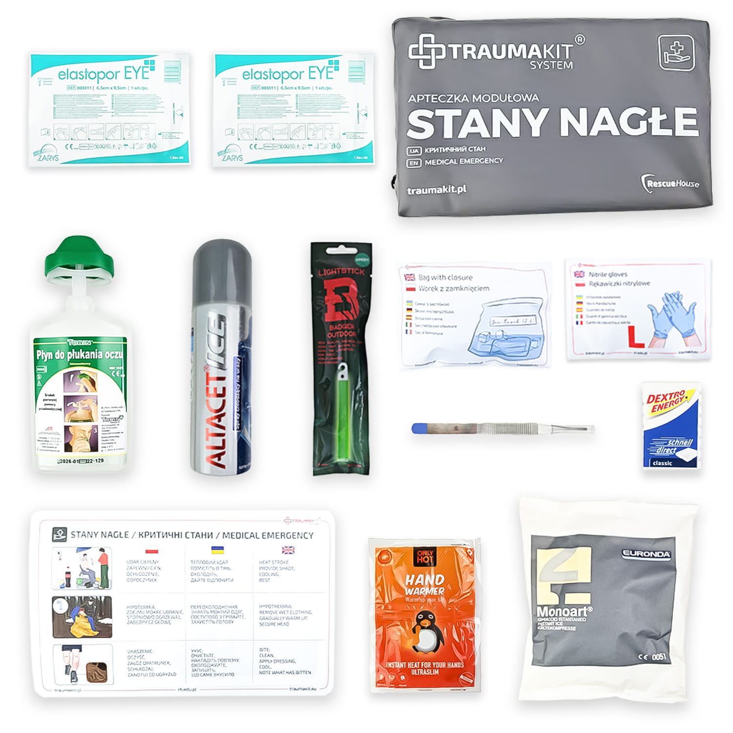 Apteczka modułowa AedMax Trauma Kit S - Stany Nagłe