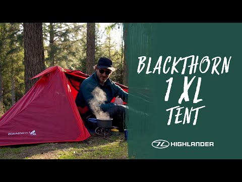 Namiot 1-osobowy Highlander Outdoor Blackthorn 1 XL - Black