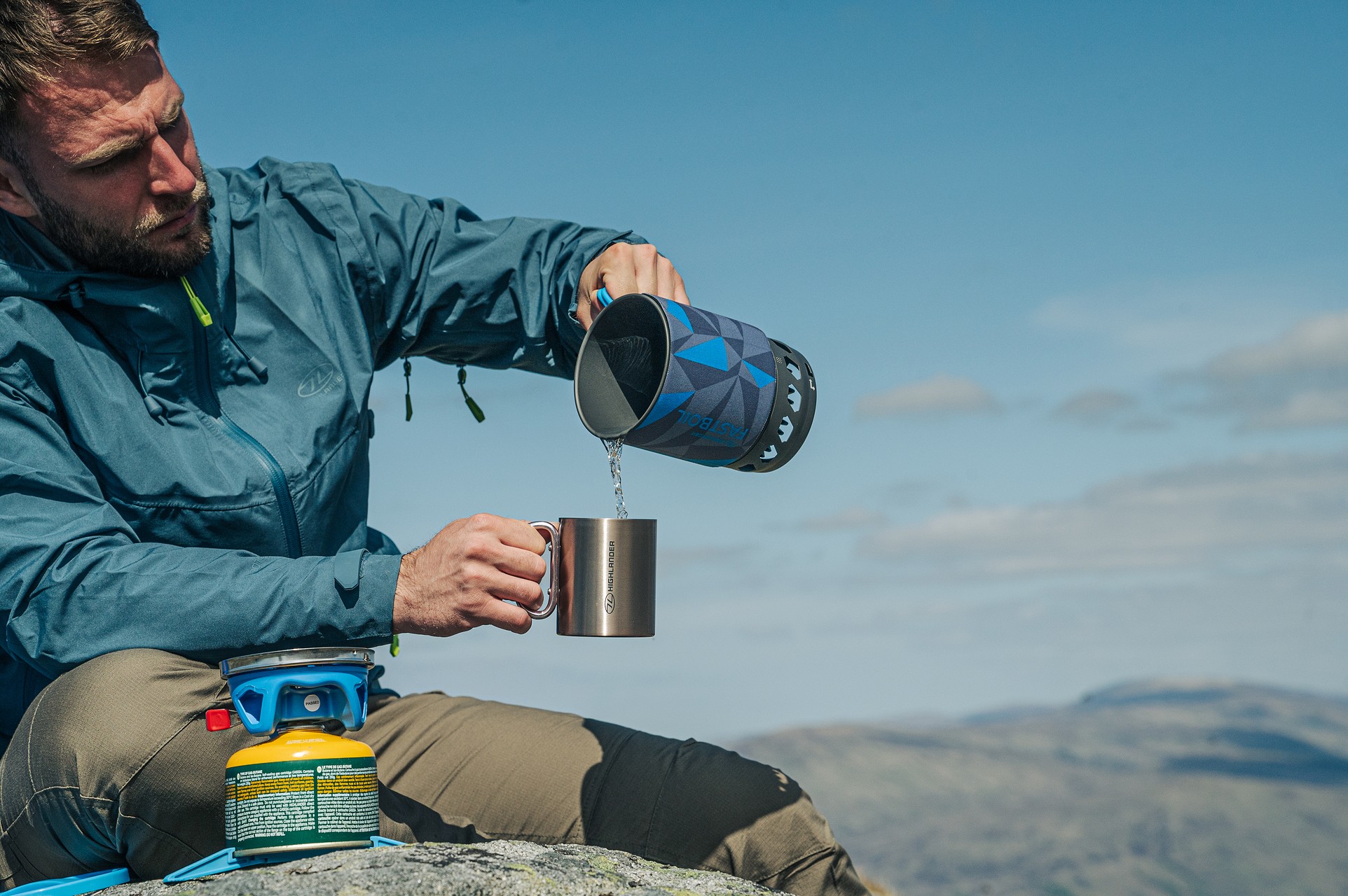 Система приготування їжі Highlander Fastboil MK3 з каструлею - Blue