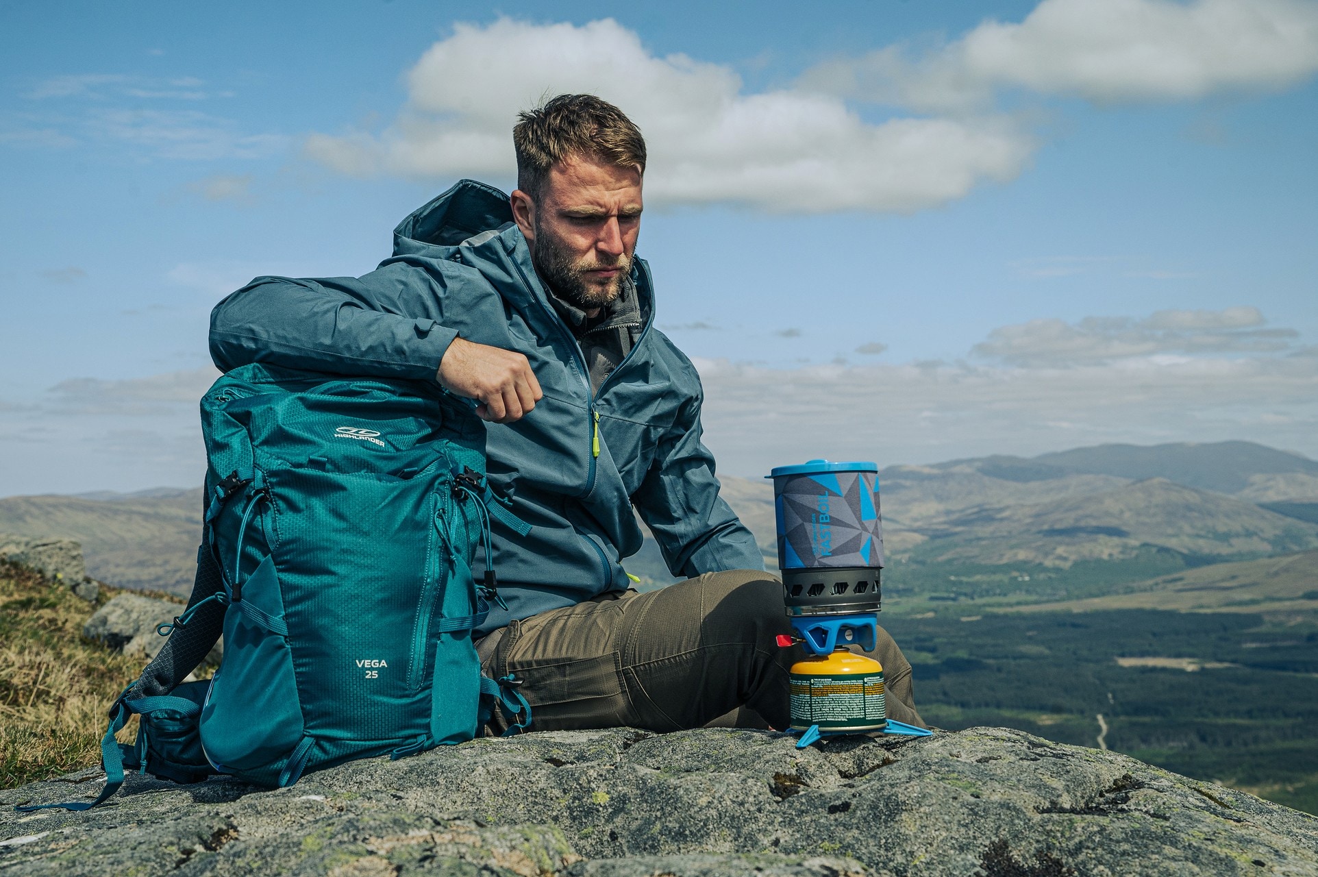 Система приготування їжі Highlander Fastboil MK3 з каструлею - Blue