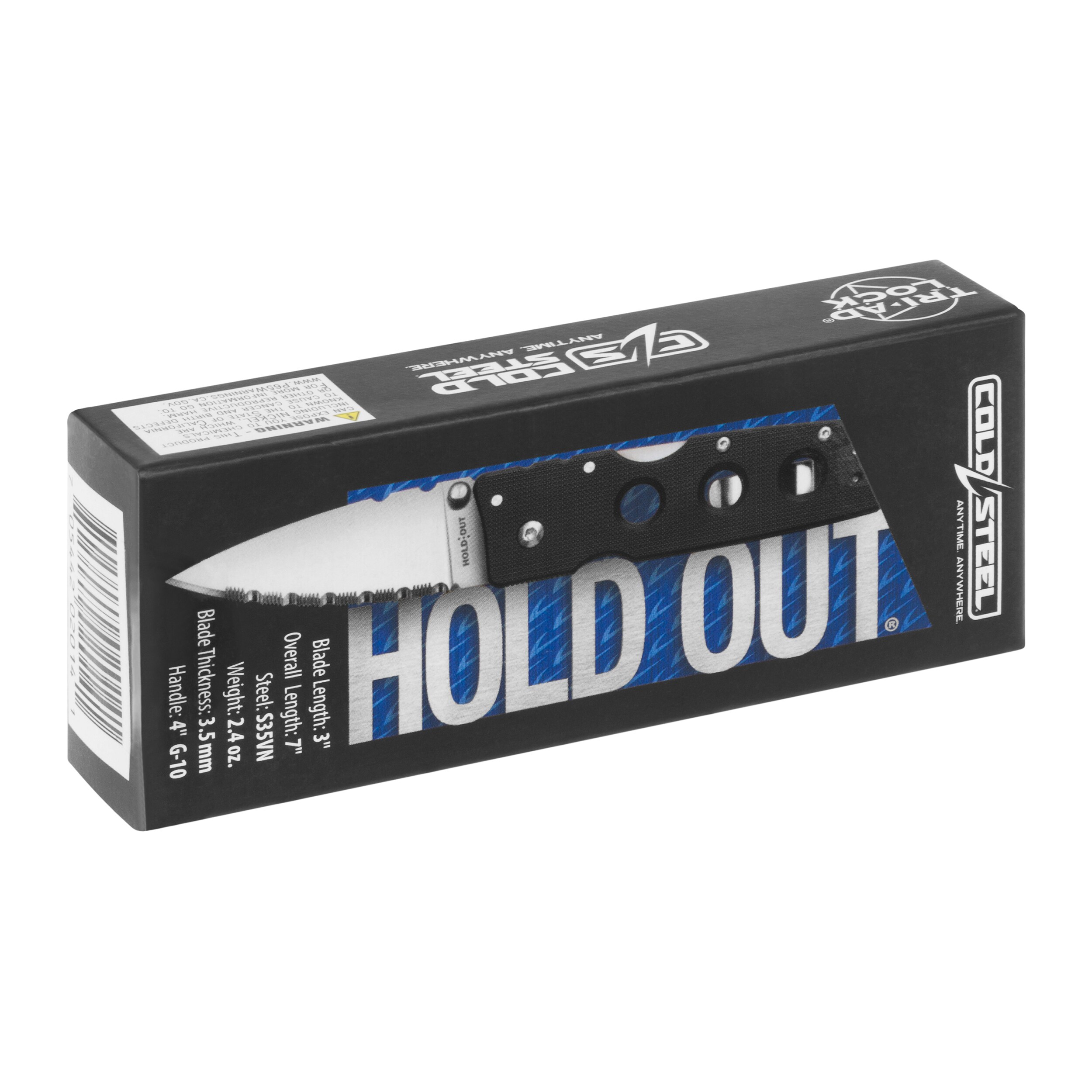 Nóż składany Cold Steel Hold Out S35VN Serrated 3