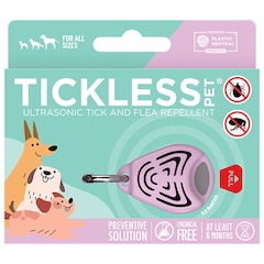 Ультразвуковий відлякувач кліщів TickLess Pet - для тварин - Pink