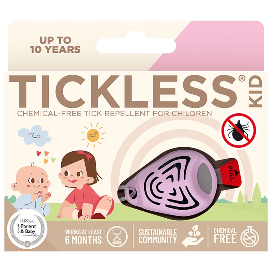 Ультразвуковий відлякувач кліщів TickLess Kid - для дітей - Pink