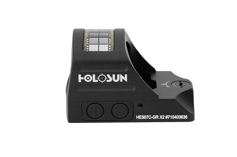 Kolimator Holosun HS507C X2 Micro Green Dot - Solar Panel