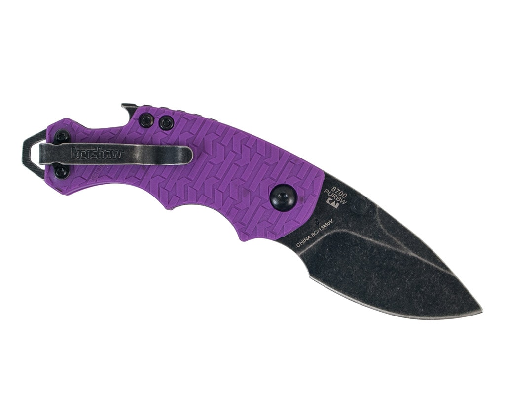 Nóż składany Kershaw Shuffle Purple Blackwash