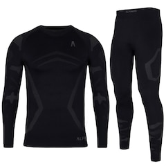 Bielizna termoaktywna Alpinus Idre Set - Black