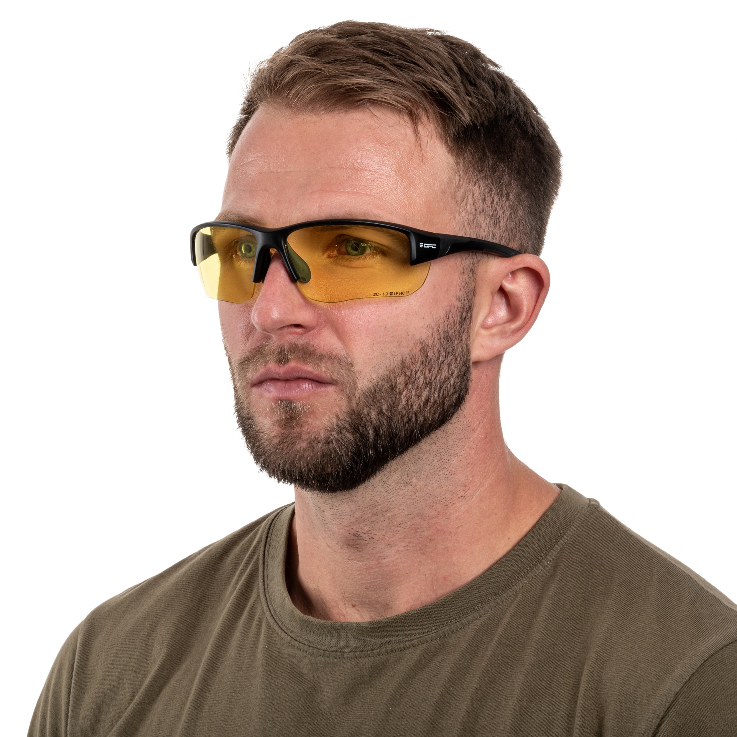 Okulary taktyczno-ochronne OPC Tactical San Salvo - Matt Black/Ultra Light Yellow