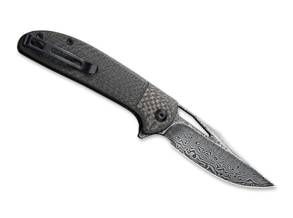 Nóż składany Civivi Ortis Damascus Carbon