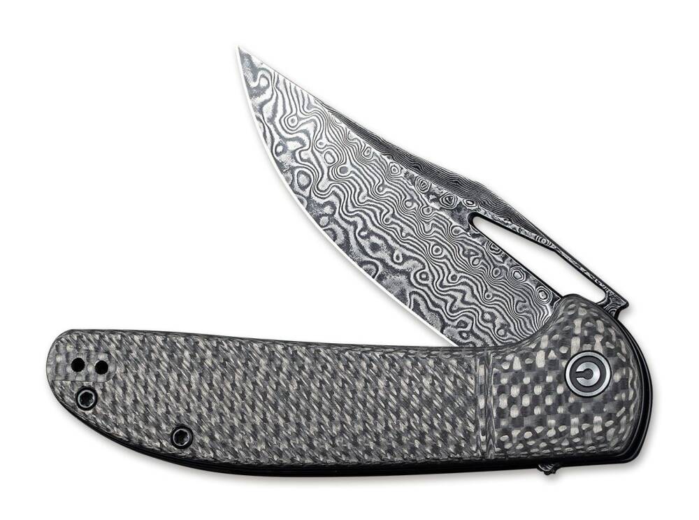 Nóż składany Civivi Ortis Damascus Carbon