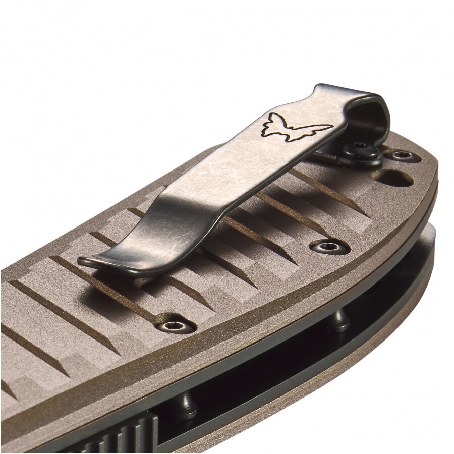 Nóż składany Benchmade Auto Presidio II CPM-M4 - Dark Earth Aluminium