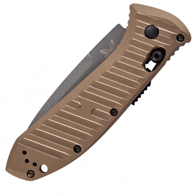Nóż składany Benchmade Auto Presidio II CPM-M4 - Dark Earth Aluminium